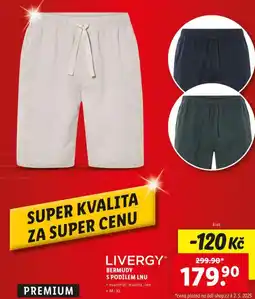 Lidl Bermudy nabídka