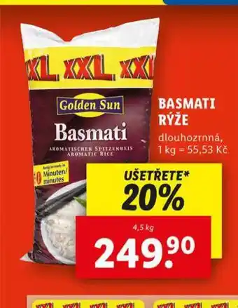 Lidl Basmati rýže nabídka