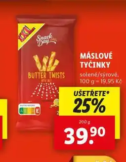 Lidl Máslové tyčinky nabídka