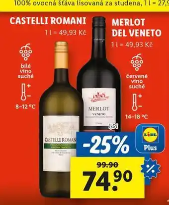 Lidl Merlot del veneto nabídka