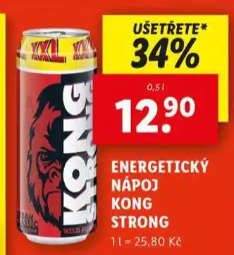 Lidl Kong strong nabídka