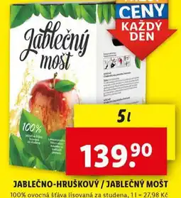 Lidl Jablečný mošt nabídka