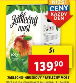 Lidl Jablečno-hruškový mošt nabídka