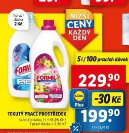 Lidl Tekutý prací prostředek nabídka