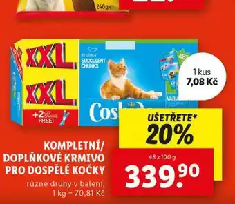Lidl Krmivo pro kočky nabídka
