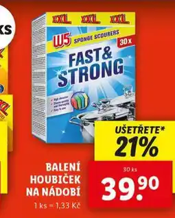 Lidl Houbičky na nádobí nabídka