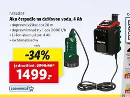 Lidl Aku čerpadlo nabídka