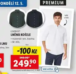Lidl Lněná košile nabídka