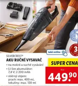 Lidl Aku ruční vysavač nabídka
