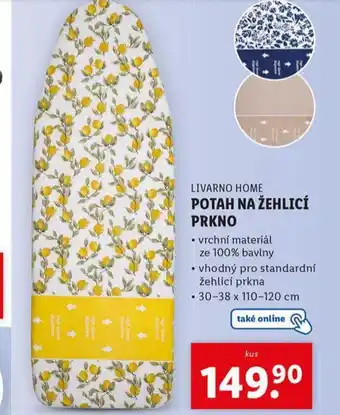 Lidl Potah na žehlicí prkno nabídka