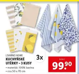 Lidl Kuchyňské utěrky nabídka