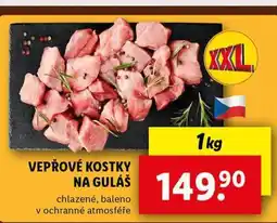Lidl Vepřové kostky na guláš nabídka