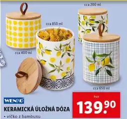 Lidl Keramická úložná dóza nabídka