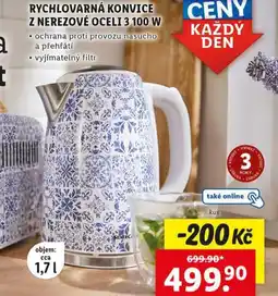 Lidl Rychlovarná konvice nabídka