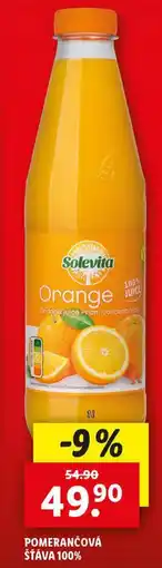 Lidl Pomerančová šťáva nabídka