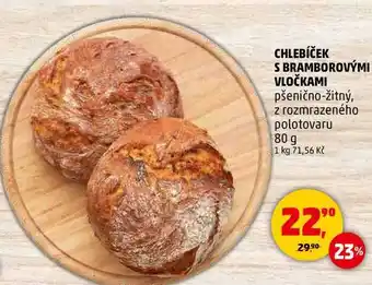 Penny Market CHLEBÍČEK S BRAMBOROVÝMI VLOČKAMI pšenično-žitný, 80 g nabídka