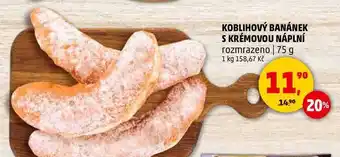 Penny Market KOBLIHOVÝ BANÁNEK S KRÉMOVOU NÁPLNÍ rozmrazeno, 75 g nabídka
