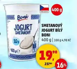 Penny Market SMETANOVÝ JOGURT BÍLÝ BONI, 400 g nabídka