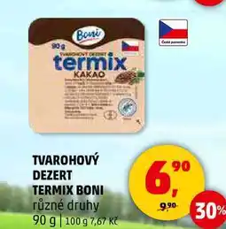 Penny Market TVAROHOVÝ DEZERT TERMIX BONI různé druhy, 90 g nabídka