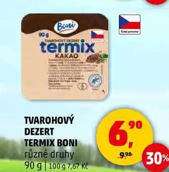 Penny Market TVAROHOVÝ DEZERT TERMIX BONI různé druhy, 90 g nabídka