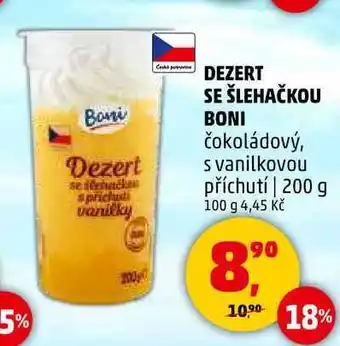 Penny Market DEZERT SE ŠLEHAČKOU BONI čokoládový, 200 g nabídka