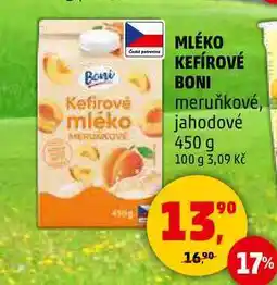 Penny Market MLÉKO KEFÍROVÉ BONI meruňkové, 450 g nabídka