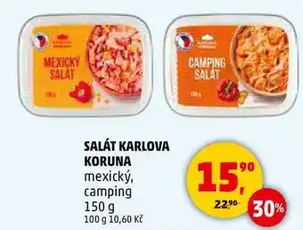 Penny Market SALÁT KARLOVA KORUNA mexický, camping, 150 g nabídka