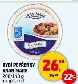 Penny Market RYBÍ PEPŘENKY GRAN MARE, 200/140 g nabídka