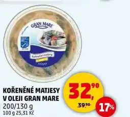 Penny Market KOŘENĚNÉ MATJESY V OLEJI GRAN MARE, 200/130 g nabídka