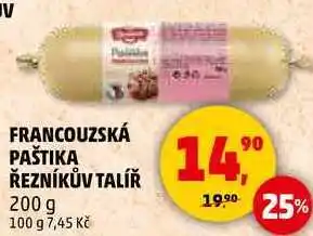 Penny Market FRANCOUZSKÁ PAŠTIKA ŘEZNÍKŮV TALÍŘ, 200 g nabídka
