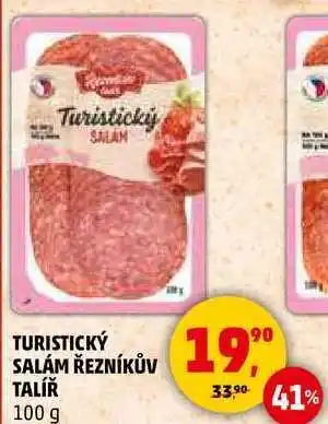 Penny Market TURISTICKÝ SALÁM ŘEZNÍKŮV TALÍŘ, 100 g nabídka