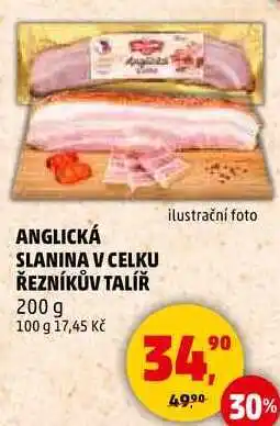 Penny Market ANGLICKÁ SLANINA V CELKU ŘEZNÍKŮV TALÍŘ, 200 g nabídka