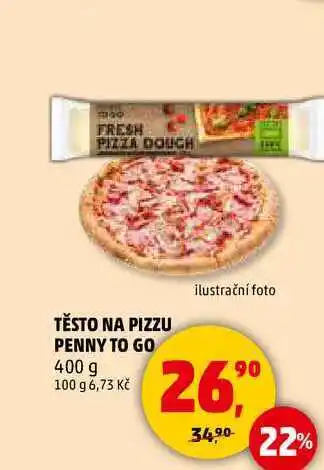 Penny Market TĚSTO NA PIZZU PENNY TO GO, 400 g nabídka