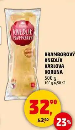 Penny Market BRAMBOROVÝ KNEDLÍK KARLOVA KORUNA, 500 g nabídka