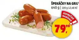 Penny Market ŠPEKÁČKY NA GRIL, 640 g nabídka