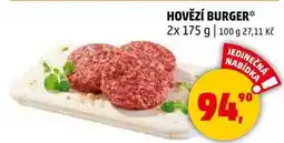 Penny Market HOVĚZÍ BURGER, 2x 175 g nabídka
