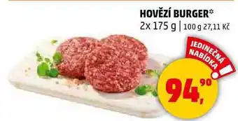 Penny Market HOVĚZÍ BURGER, 2x 175 g nabídka