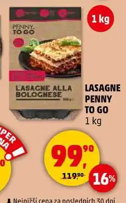 Penny Market LASAGNE PENNY TO GO, 1 kg nabídka