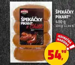 Penny Market ŠPEKÁČKY PIKANT, 480 g nabídka