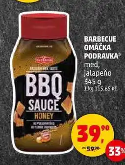 Penny Market BARBECUE OMÁČKA PODRAVKA med, jalapeňo, 345 g nabídka