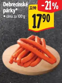 Albert Debrecínské párky nabídka