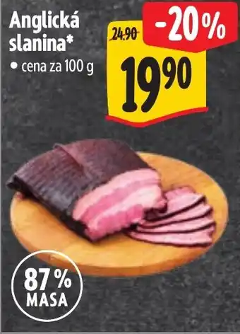 Albert Anglická slanina nabídka
