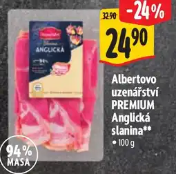Albert Albertovo uzenářství PREMIUM Anglická slanina nabídka