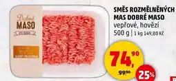 Penny Market SMĚS ROZMĚLNĚNÝCH MAS DOBRÉ MASO vepřové, 500 g nabídka