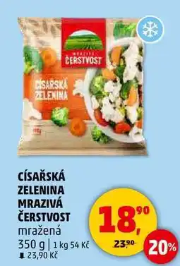 Penny Market CÍSAŘSKÁ ZELENINA MRAZIVÁ ČERSTVOST, mražená, 350 g nabídka