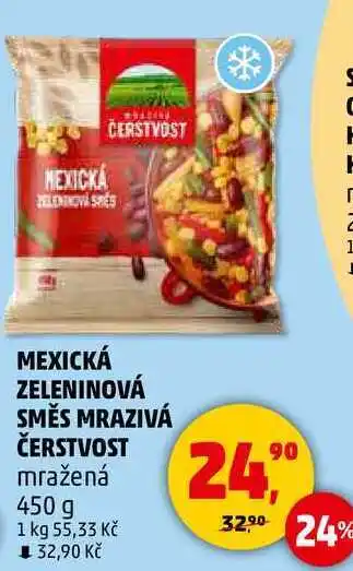 Penny Market MEXICKÁ ZELENINOVÁ SMĚS MRAZIVÁ ČERSTVOST mražená, 450 g nabídka