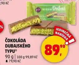 Penny Market ČOKOLÁDA DUBAJSKÉHO TYPU, 90 g nabídka