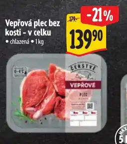 Albert Vepřová plec bez kosti - v celku nabídka