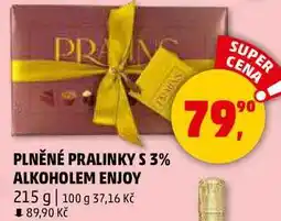 Penny Market PLNĚNÉ PRALINKY S 3% ALKOHOLEM ENJOY, 215 g nabídka