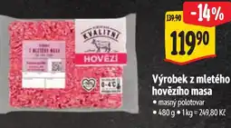 Albert Výrobek z mletého hovězího masa nabídka